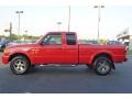 Bright Red 2004 Ford Ranger Tremor SuperCab Exterior