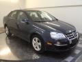 2009 Blue Graphite Metallic Volkswagen Jetta S Sedan  photo #2