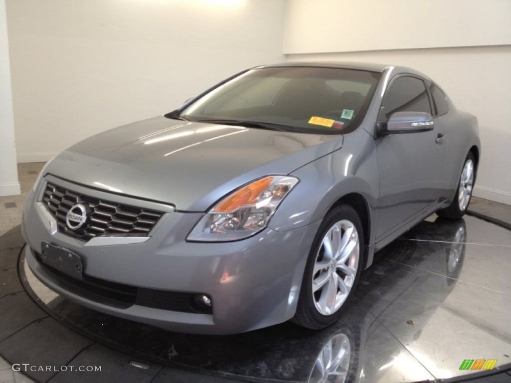 2009 Altima 3.5 SE Coupe - Precision Gray Metallic / Charcoal photo #1