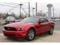 2011 Red Candy Metallic Ford Mustang V6 Convertible  photo #1