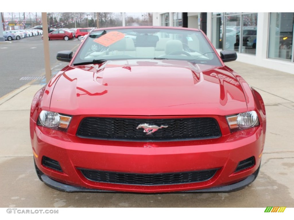Red Candy Metallic 2011 Ford Mustang V6 Convertible Exterior Photo #65920277