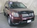 2008 Dark Cherry Pearl Honda Pilot Special Edition 4WD  photo #3