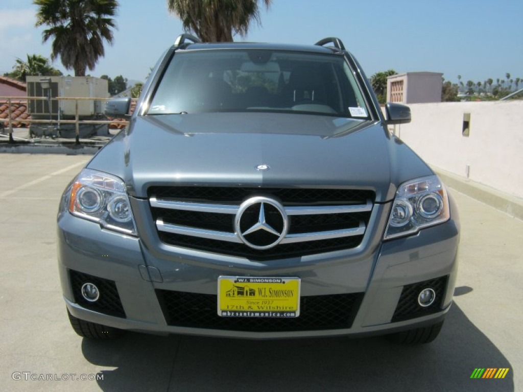 2012 GLK 350 - Sapphire Grey Metallic / Black photo #2