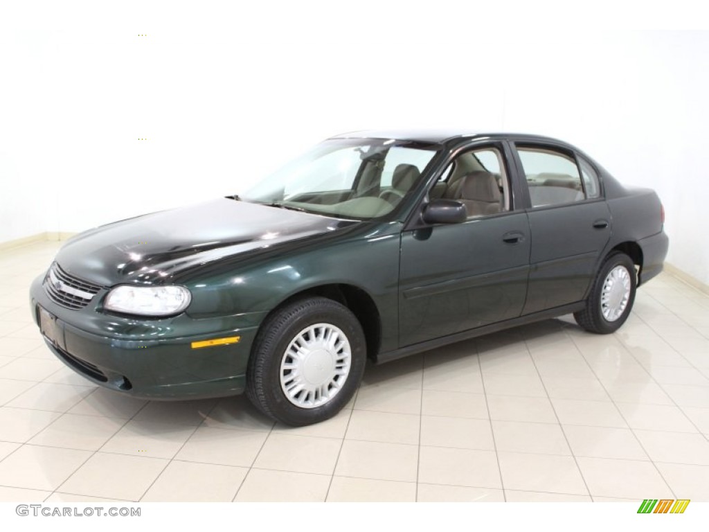 2002 Malibu Sedan - Forest Green Metallic / Neutral photo #3
