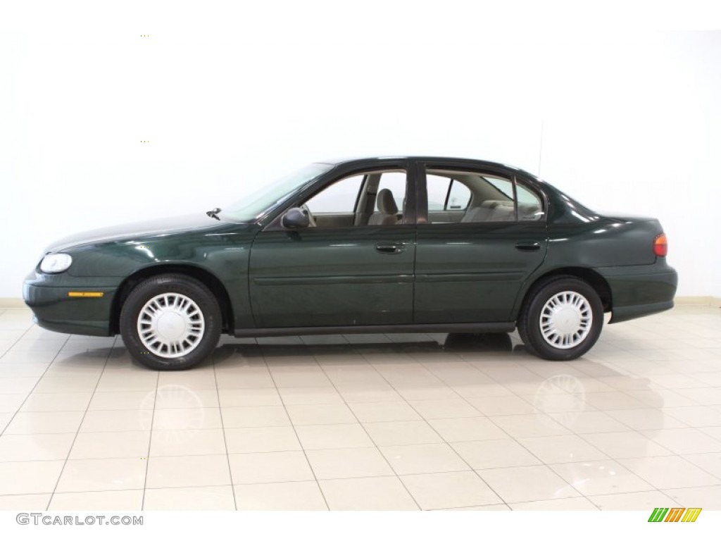 2002 Malibu Sedan - Forest Green Metallic / Neutral photo #4