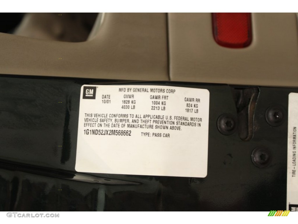 2002 Malibu Sedan - Forest Green Metallic / Neutral photo #18