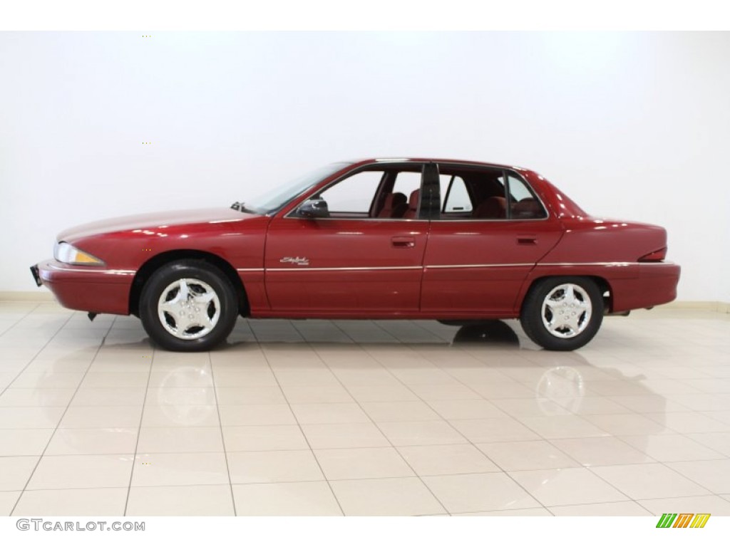 Ruby Red Metallic 1996 Buick Skylark Custom Sedan Exterior Photo #65921441