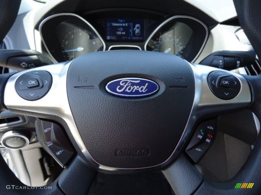 2012 Focus SE Sedan - Ingot Silver Metallic / Charcoal Black photo #13