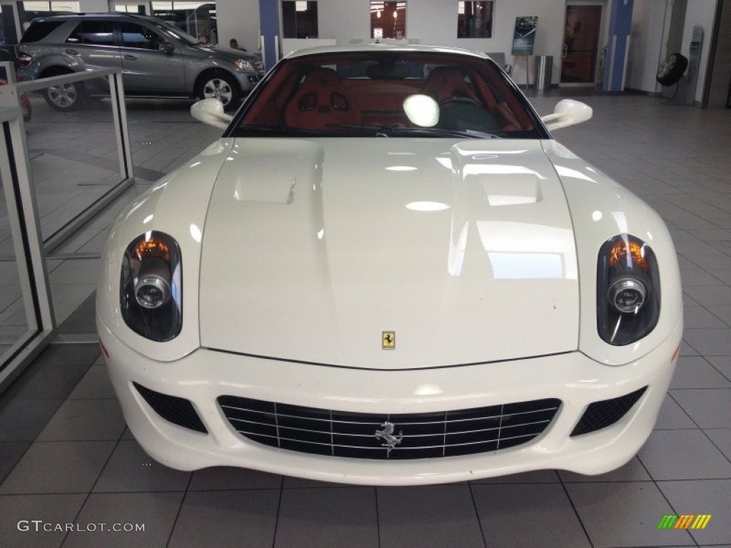 White Avus 2009 Ferrari 599 GTB Fiorano Standard 599 GTB Fiorano Model Exterior Photo #65924222