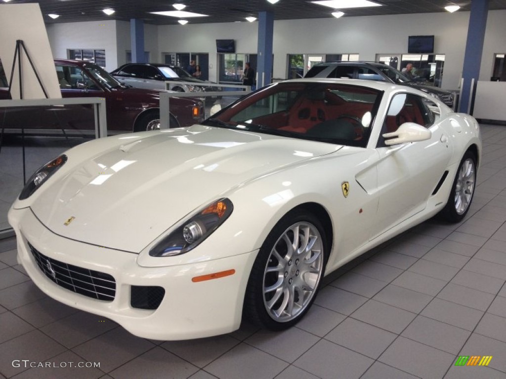 White Avus 2009 Ferrari 599 GTB Fiorano Standard 599 GTB Fiorano Model Exterior Photo #65924276