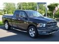 2010 Brilliant Black Crystal Pearl Dodge Ram 1500 Big Horn Quad Cab 4x4  photo #11