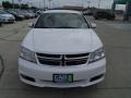 2011 Bright White Dodge Avenger Lux  photo #2