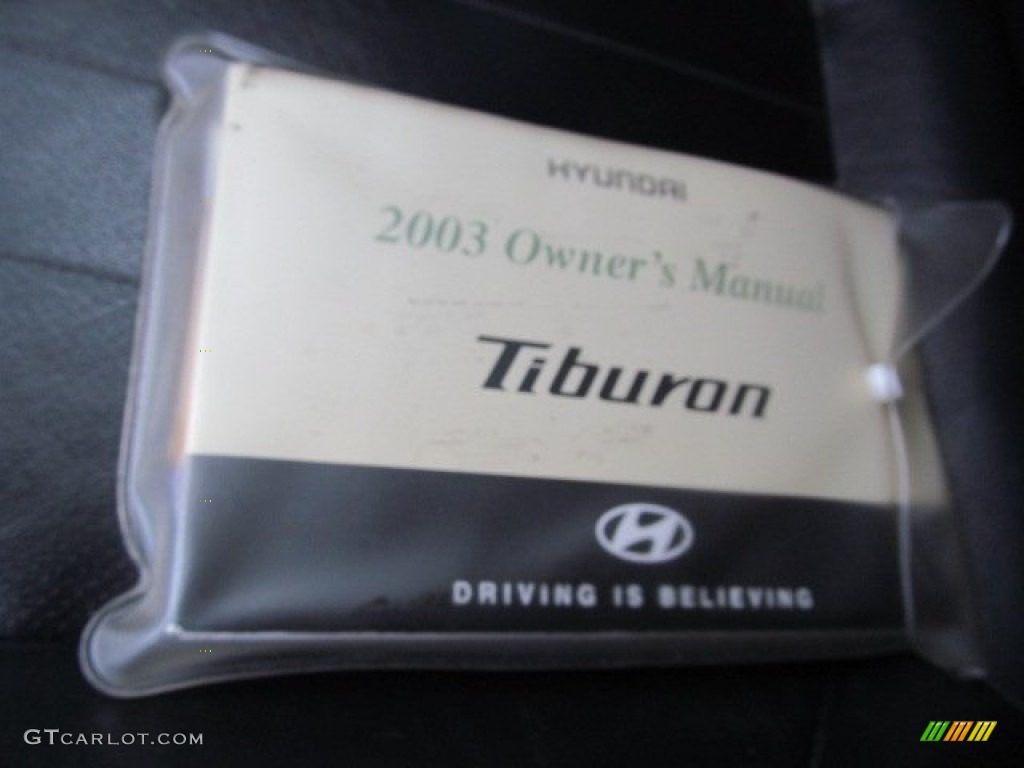 2003 Hyundai Tiburon GT V6 Books/Manuals Photos