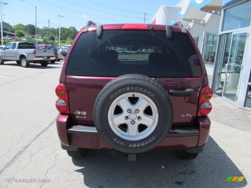 2003 Liberty Limited 4x4 - Dark Garnet Red Pearl / Dark Slate Gray photo #5