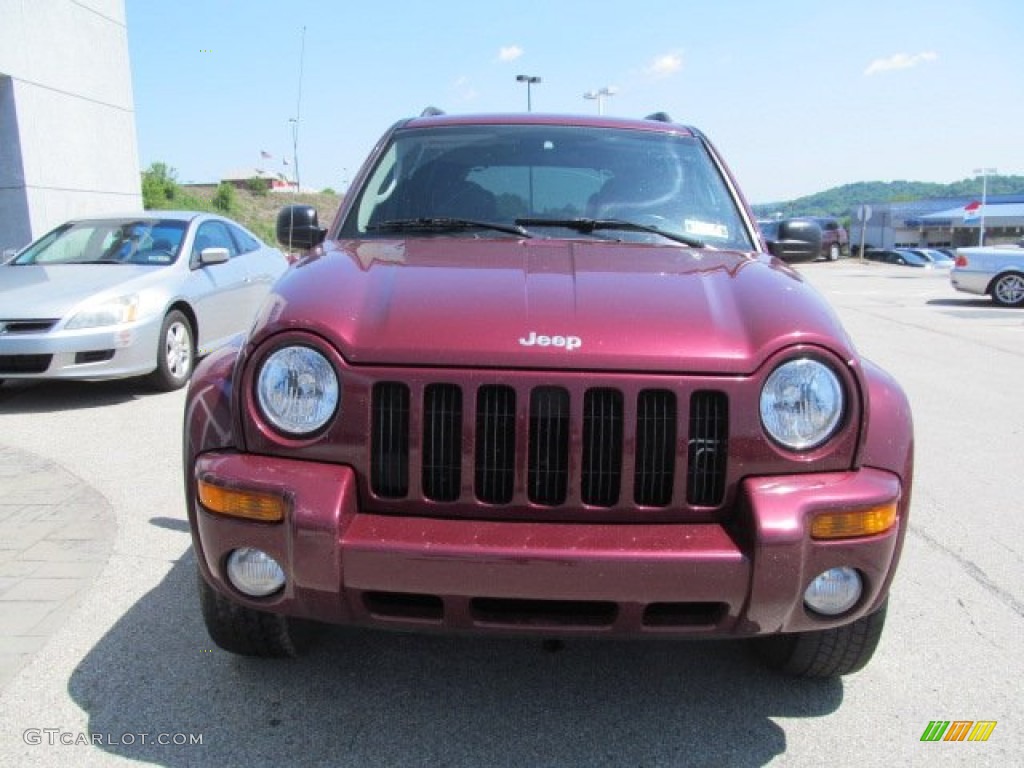 2003 Liberty Limited 4x4 - Dark Garnet Red Pearl / Dark Slate Gray photo #9