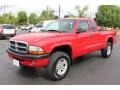 2004 Flame Red Dodge Dakota Sport Club Cab 4x4  photo #1