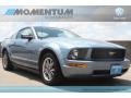 2005 Windveil Blue Metallic Ford Mustang V6 Deluxe Coupe  photo #1