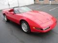 1992 Bright Red Chevrolet Corvette Convertible  photo #4