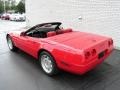 1992 Bright Red Chevrolet Corvette Convertible  photo #7