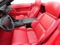 Red Interior Photo for 1992 Chevrolet Corvette #65928050
