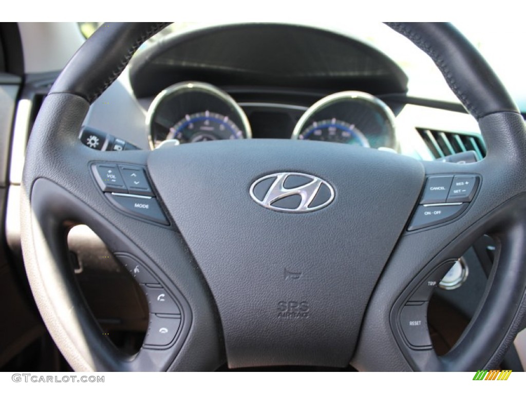 2011 Sonata SE - Venetian Red / Gray photo #6