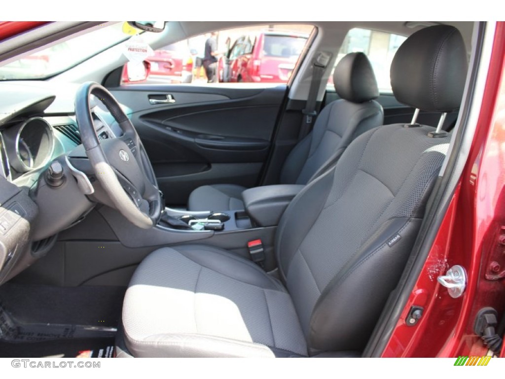 2011 Sonata SE - Venetian Red / Gray photo #10