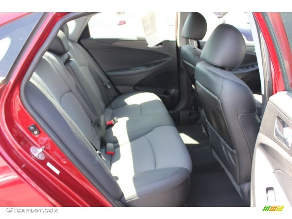 2011 Sonata SE - Venetian Red / Gray photo #15