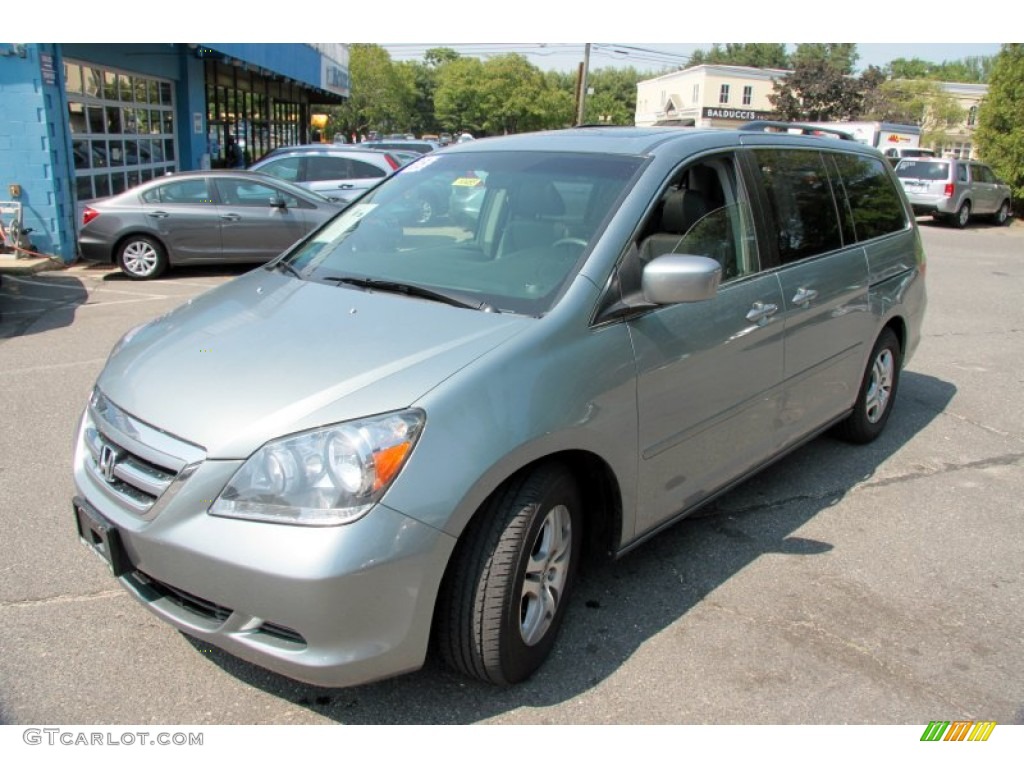 2005 Odyssey EX-L - Slate Green Metallic / Gray photo #2
