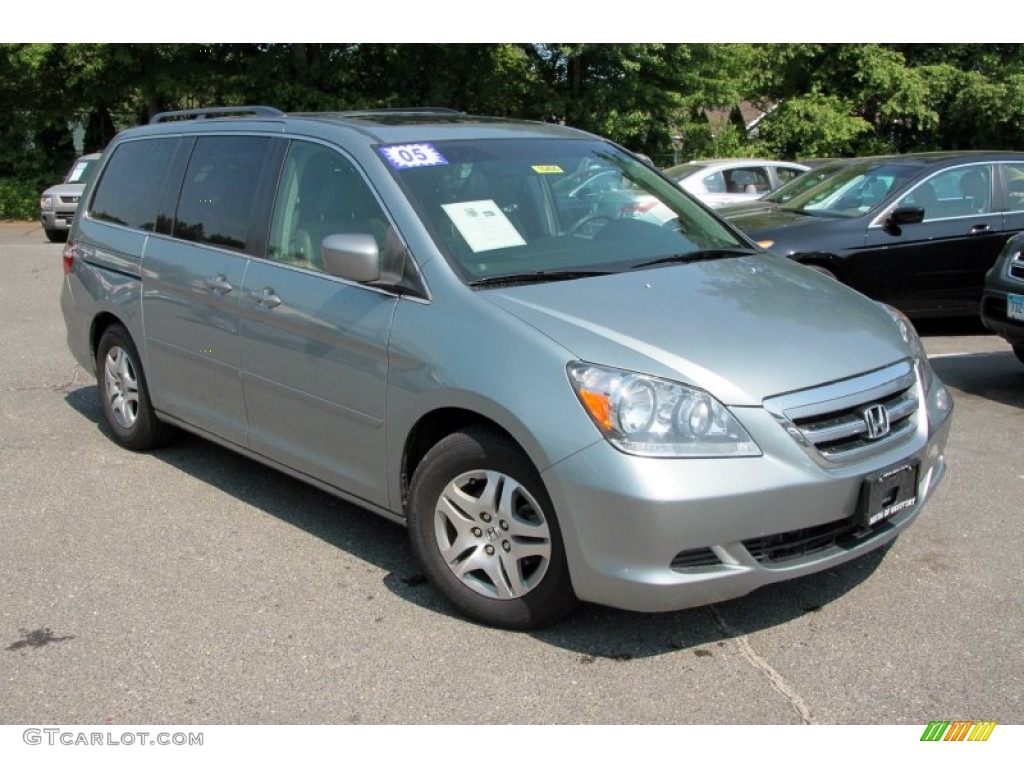 2005 Odyssey EX-L - Slate Green Metallic / Gray photo #4