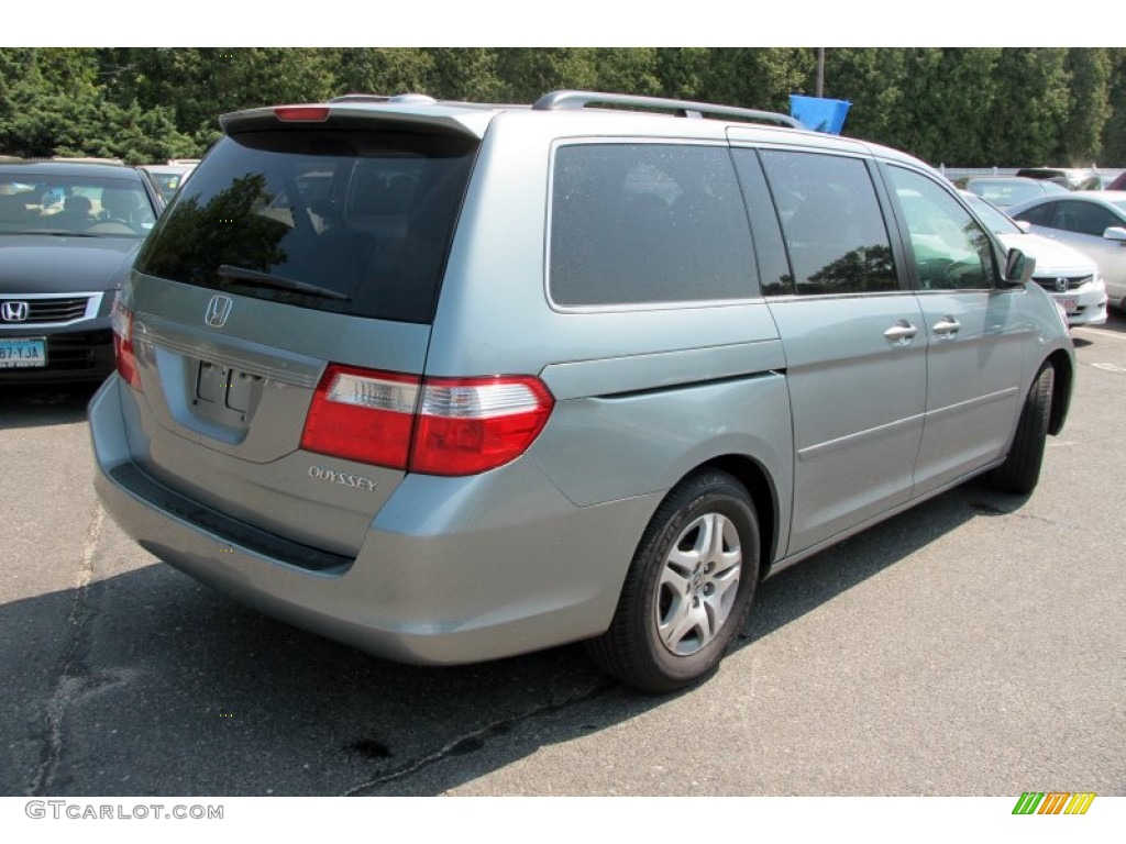 2005 Odyssey EX-L - Slate Green Metallic / Gray photo #7