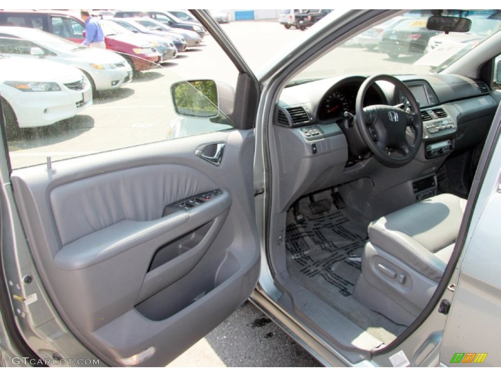 2005 Odyssey EX-L - Slate Green Metallic / Gray photo #14