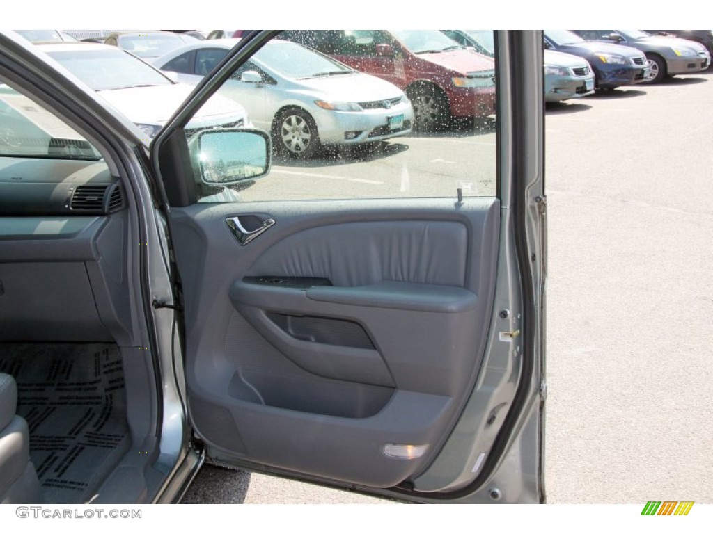 2005 Odyssey EX-L - Slate Green Metallic / Gray photo #21