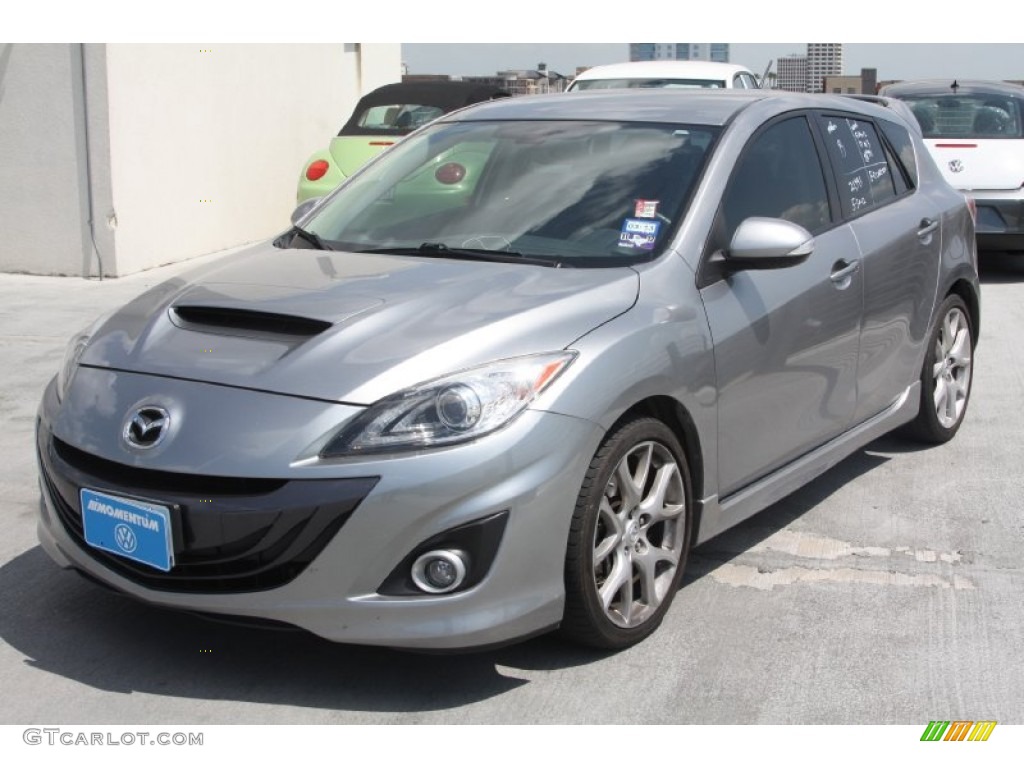 2011 MAZDA3 MAZDASPEED3 - Liquid Silver Metallic / Black photo #3