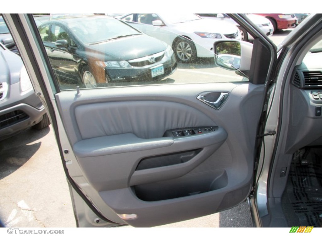 2005 Odyssey EX-L - Slate Green Metallic / Gray photo #22