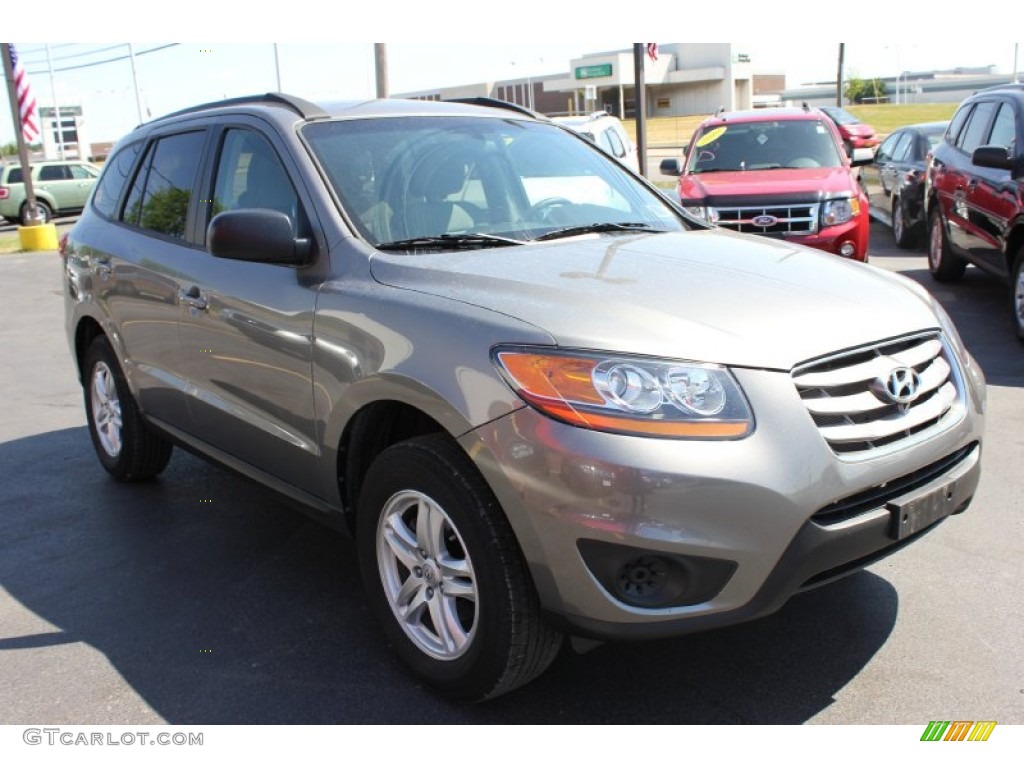 2011 Santa Fe GLS - Espresso Brown / Gray photo #16