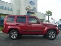 2008 Red Rock Crystal Pearl Jeep Liberty Sport  photo #2