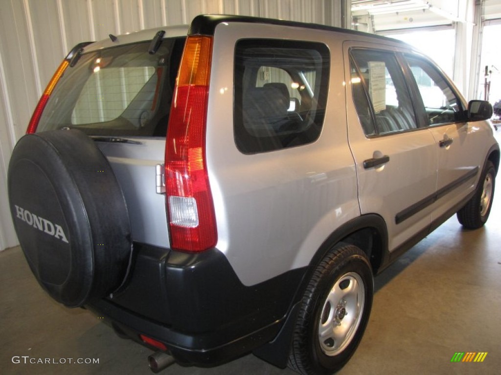 2004 CR-V LX 4WD - Satin Silver Metallic / Black photo #3