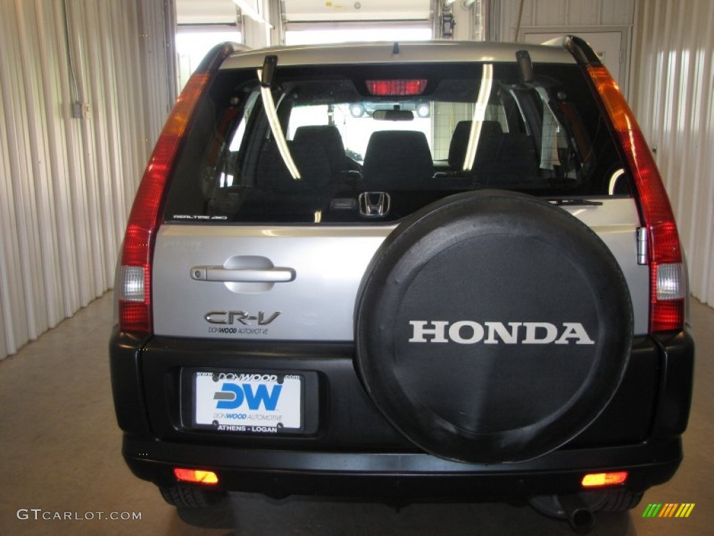 2004 CR-V LX 4WD - Satin Silver Metallic / Black photo #6