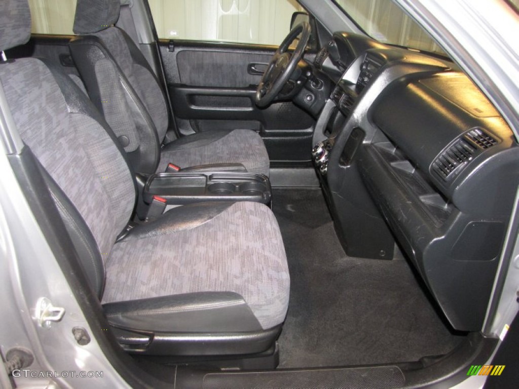 Black Interior 2004 Honda CR-V LX 4WD Photo #65930566