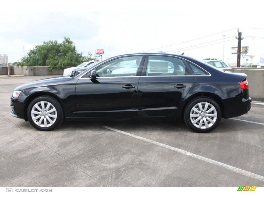 Brilliant Black 2013 Audi A4 2.0T Sedan Exterior Photo #65930927