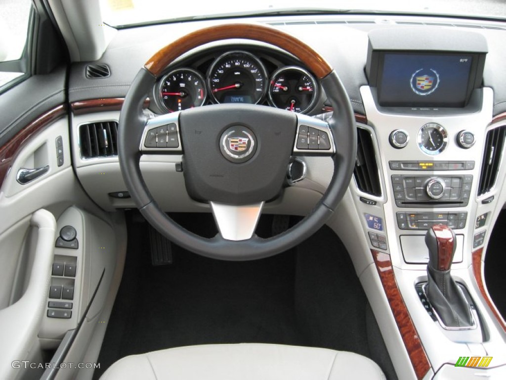 2010 Cadillac CTS 4 3.6 AWD Sport Wagon Light Titanium/Ebony Dashboard Photo #65931212