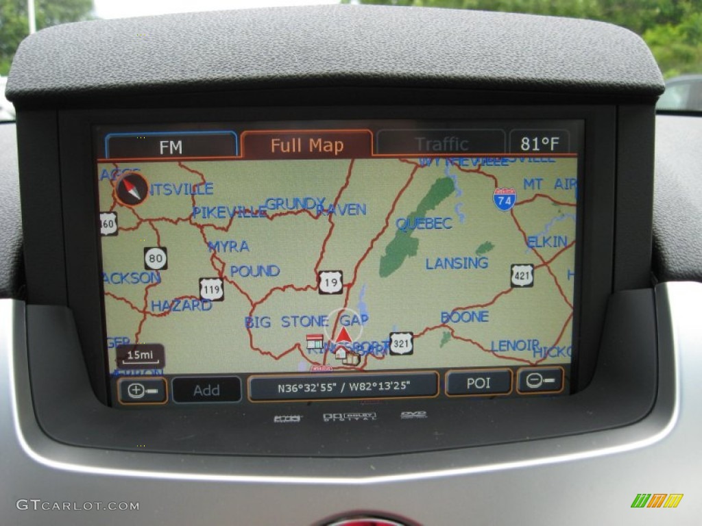 2010 Cadillac CTS 4 3.6 AWD Sport Wagon Navigation Photo #65931218