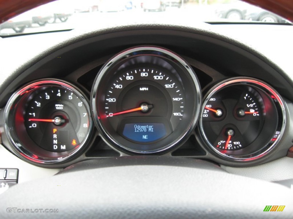 2010 Cadillac CTS 4 3.6 AWD Sport Wagon Gauges Photo #65931233