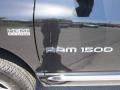 2007 Brilliant Black Crystal Pearl Dodge Ram 1500 Laramie Quad Cab 4x4  photo #3