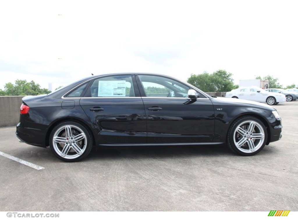 Phantom Black Pearl Effect 2013 Audi S4 3.0T quattro Sedan Exterior Photo #65931872