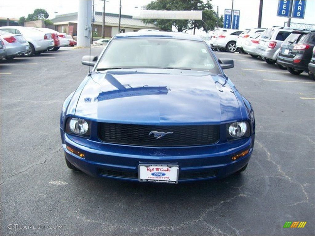 2009 Mustang V6 Coupe - Vista Blue Metallic / Dark Charcoal photo #23