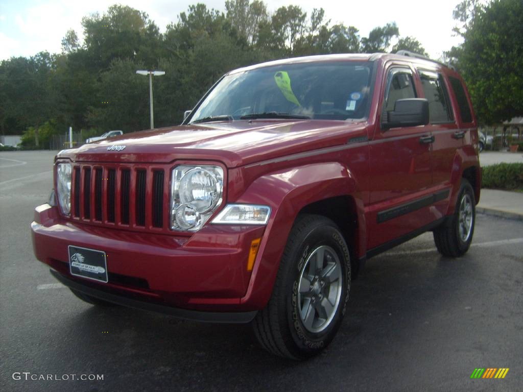 2008 Liberty Sport - Red Rock Crystal Pearl / Pastel Slate Gray photo #7