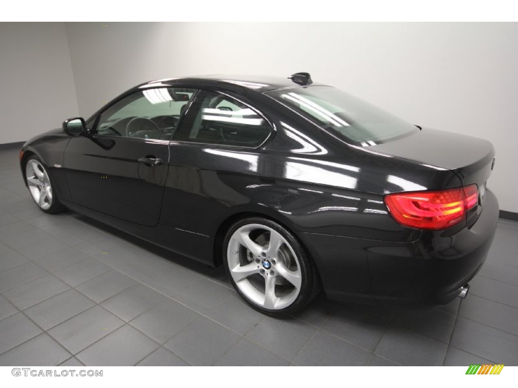 2011 3 Series 335i Coupe - Jet Black / Black photo #6