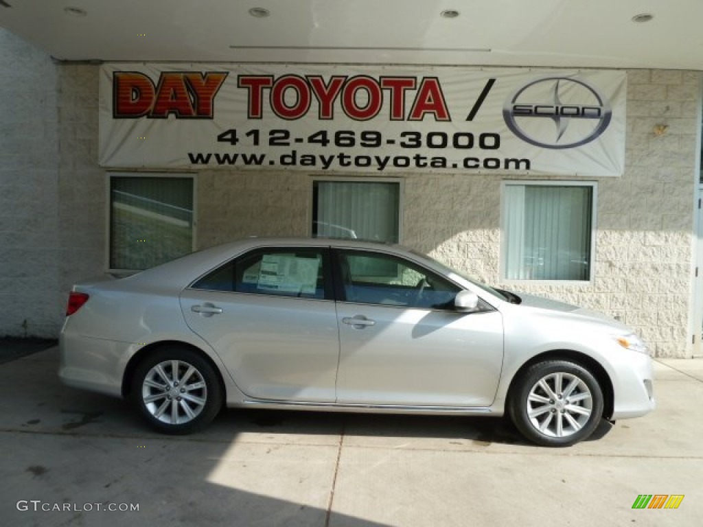 2012 Camry XLE - Classic Silver Metallic / Ash photo #1