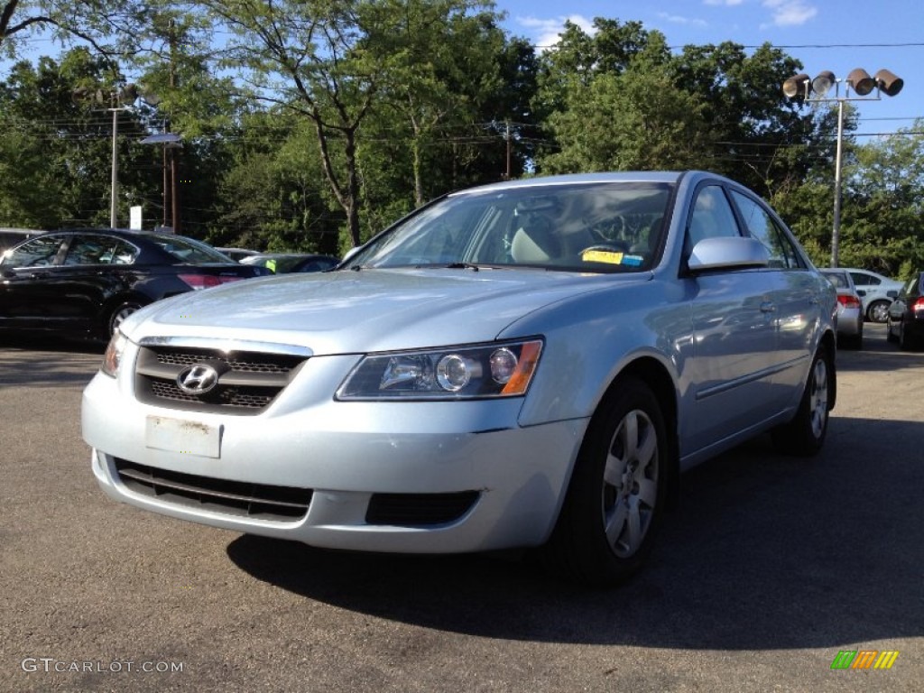 2008 Sonata GLS - Silver Blue / Gray photo #6